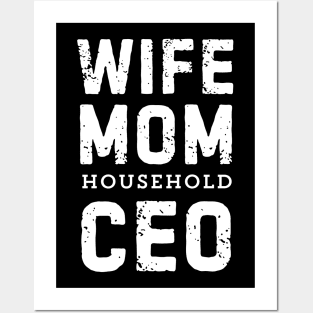 Wife Mom Boss Posters and Art